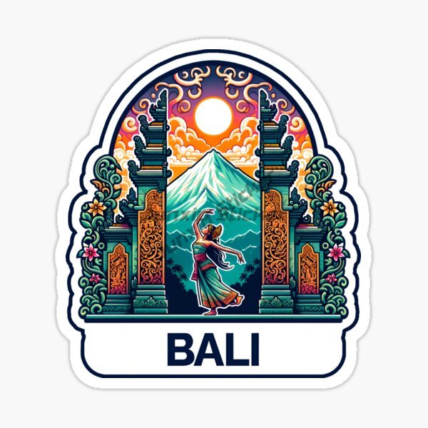 Car Accessories Bali - BALI INDONESIA Stiker Mobil Selancar Pantai