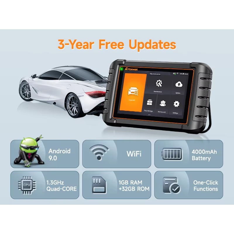 NT809BT OEM ODM Pemindai Diagn - Obd2 Scanner ulasan dan harga