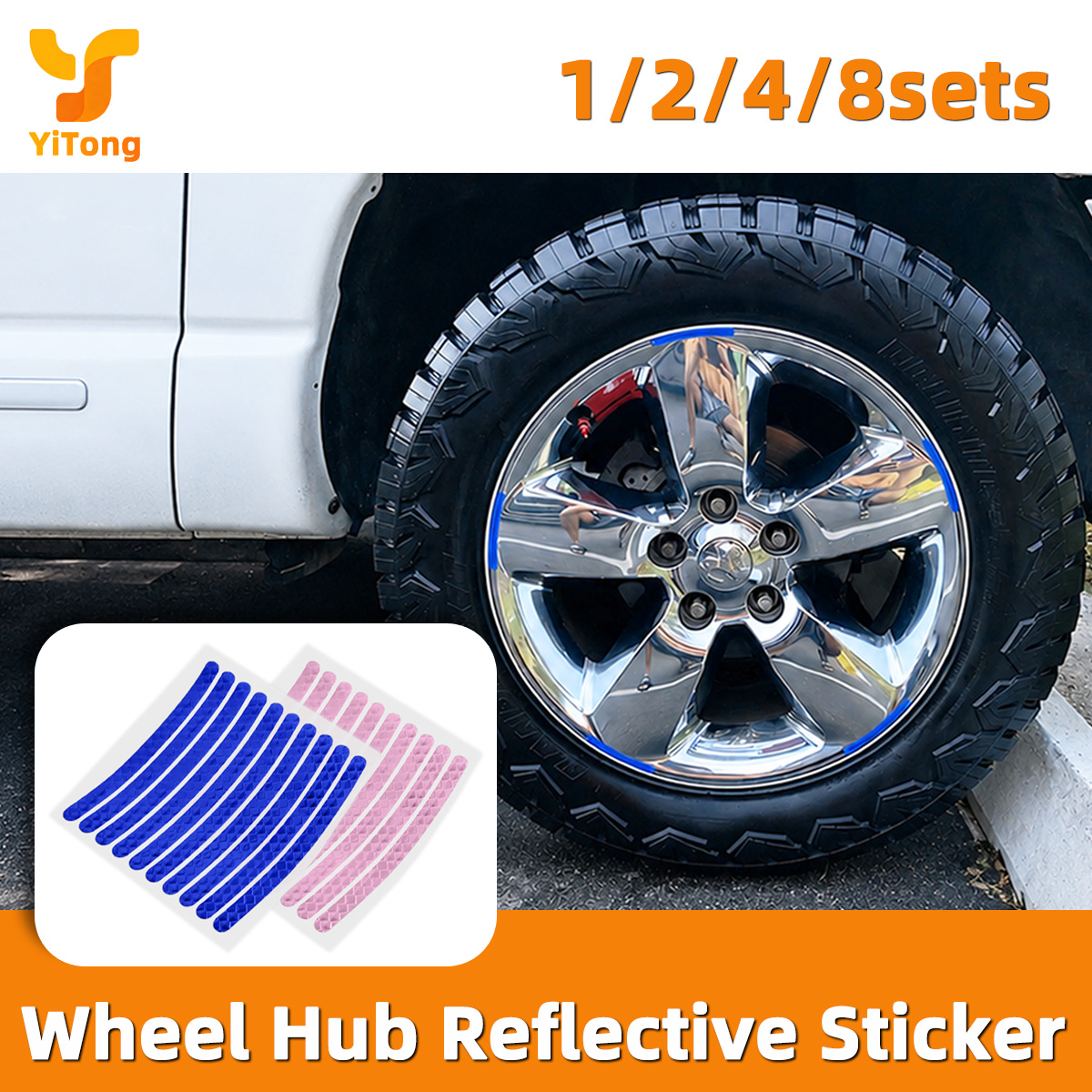 Stiker Reflektif Hub Roda Mobi - Car Accessories For Night Driving ulasan dan harga
