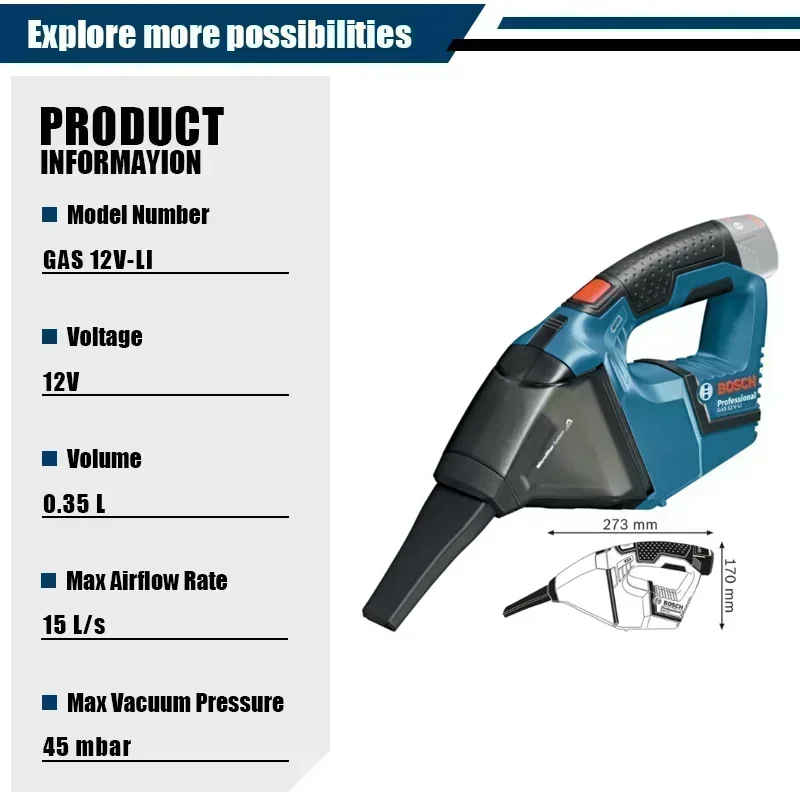 Penyedot Debu Tanpa Kabel Bosc - Car Vacuum Cleaner ulasan dan harga